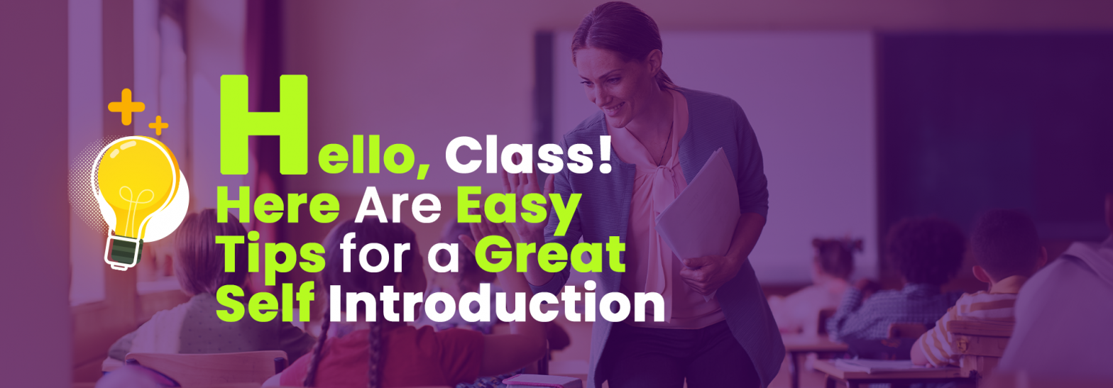 Self Introduction in English for Students